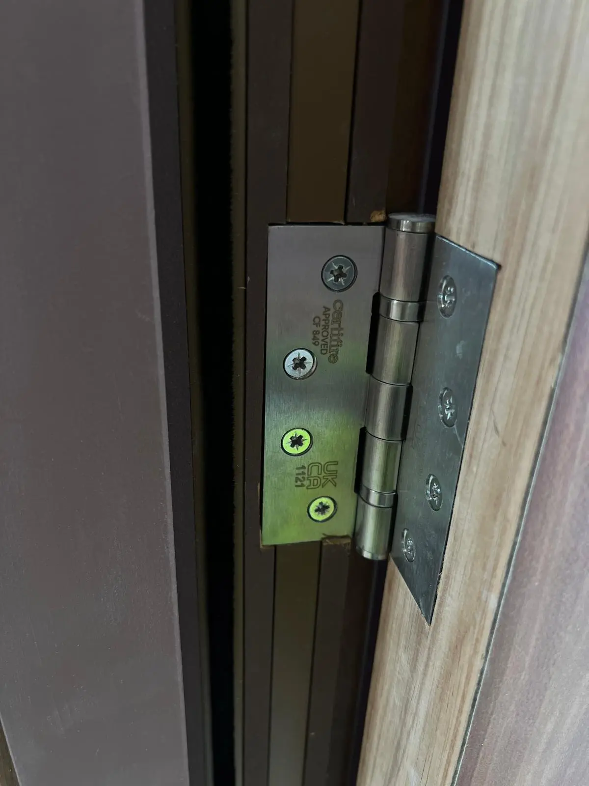 Certifire approved hardware