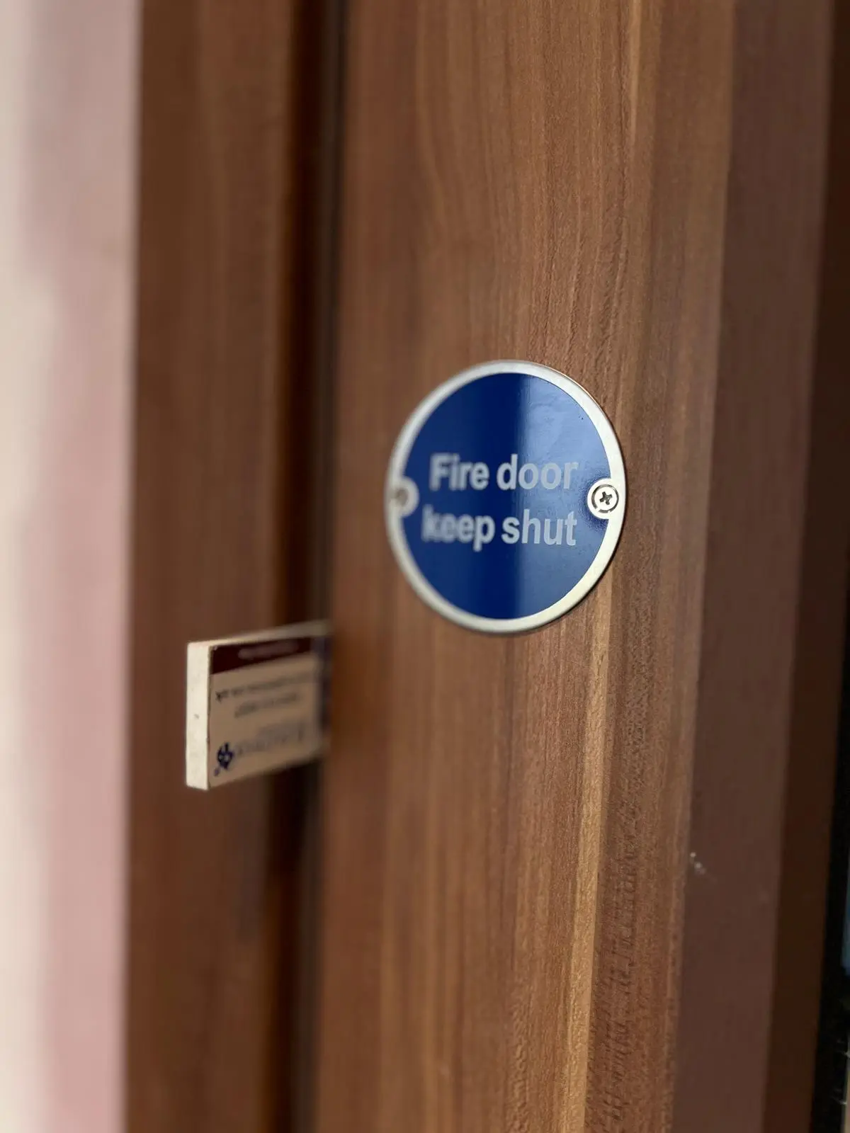 Fire door frame check