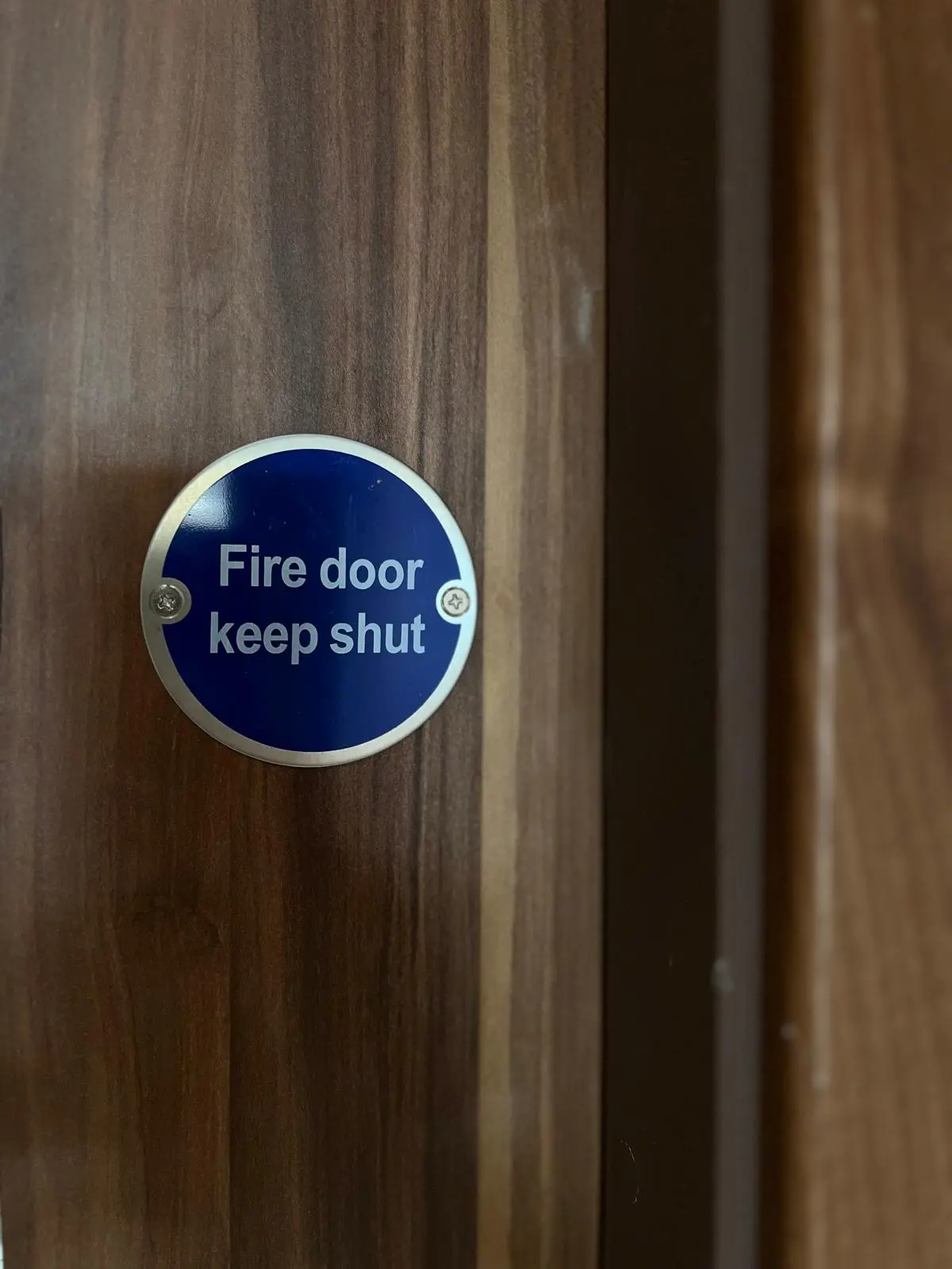 Single fire door maintenance